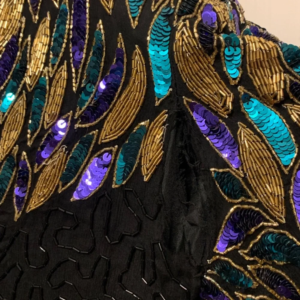 Vintage beaded 1980’s dress - Picture 7 of 7